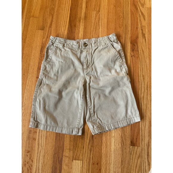 Crazy 8 Other - Crazy 8 Boys Beige Cotton Shorts Size 8 With Button Closure & Pockets